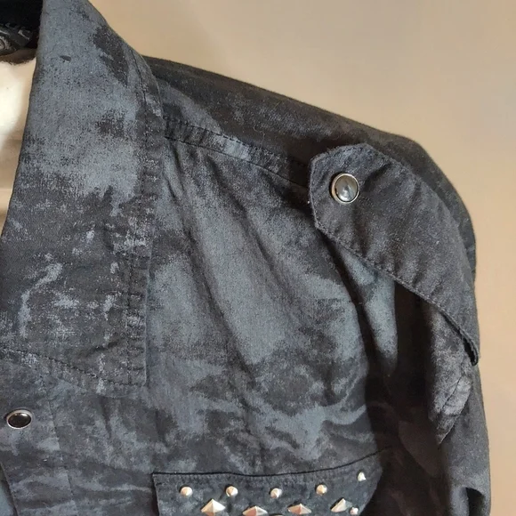 Raw Blue Division Graphic Button Down - Picture 5 of 10